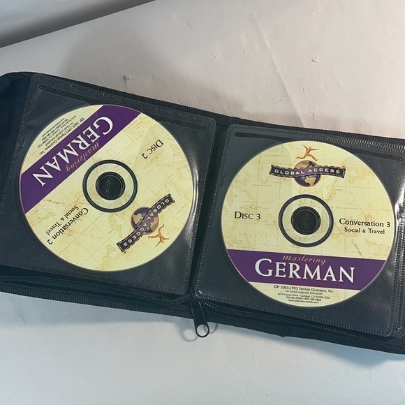 Learn German 10 Disc Edition Set With Travel Case - Picture 6 of 11